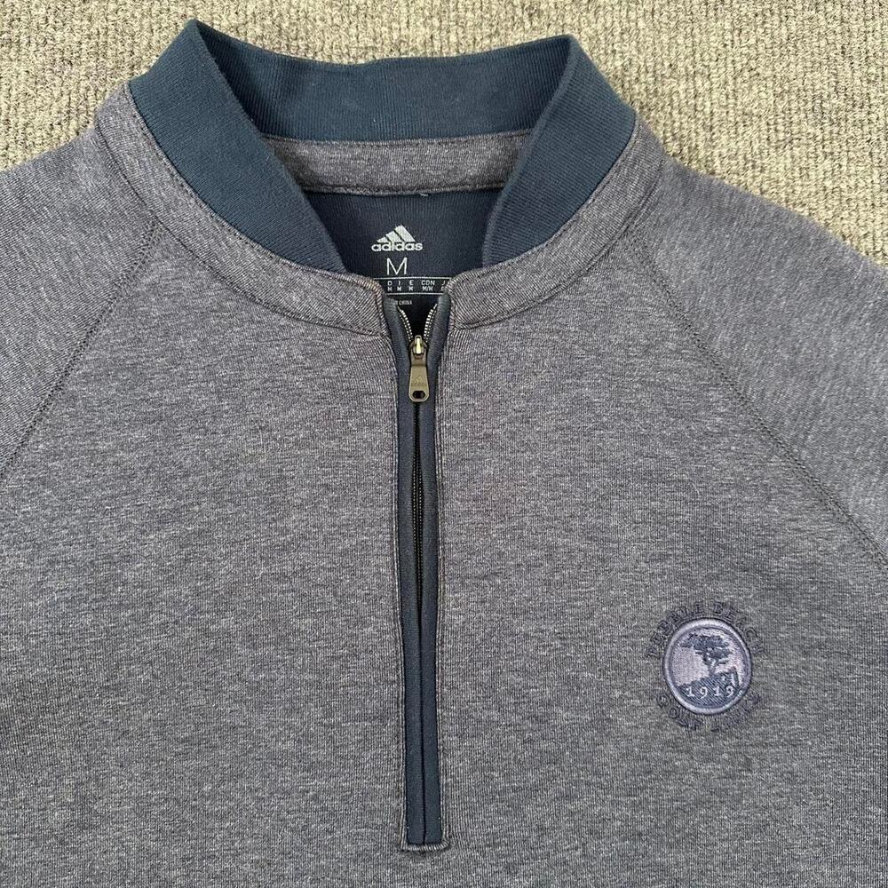 Adidas Men’s Quarter Zip Pullover Pebble Beach 2019 Team Championship RARE Med - Picture 3 of 5